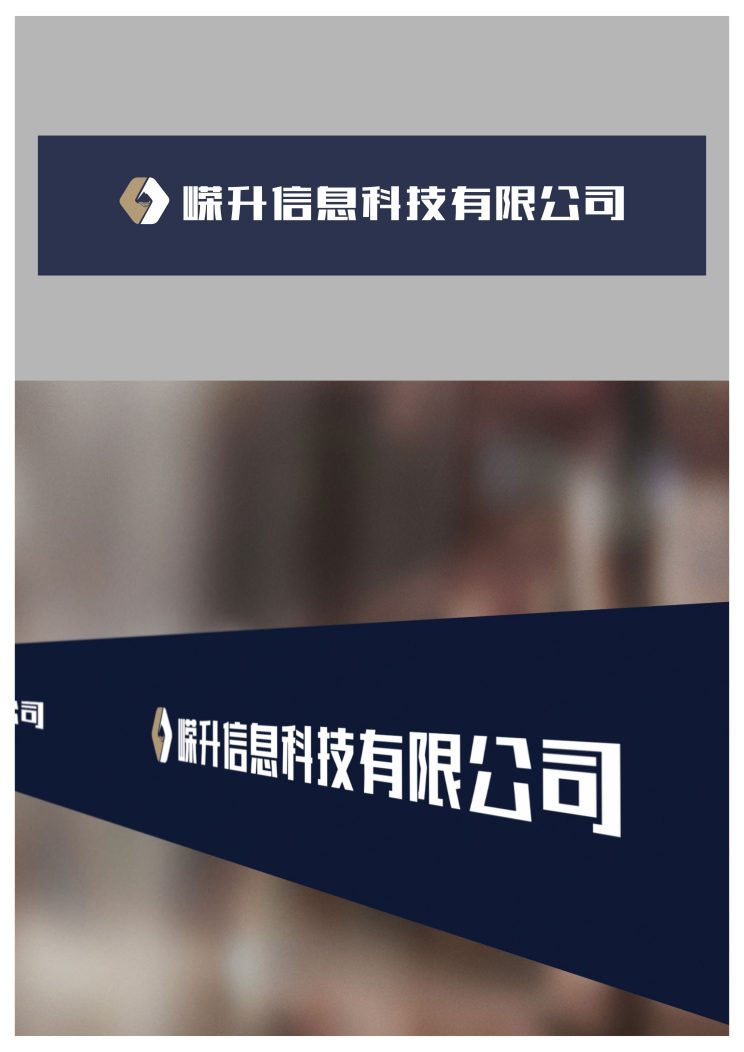 嵘升信息科技｜办公空间&LOGO文化墙设计-7